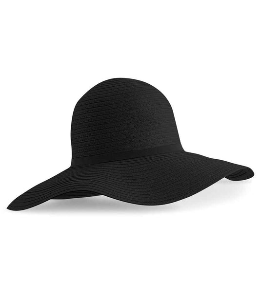 Beechfield Marbella Sun Hat | Black