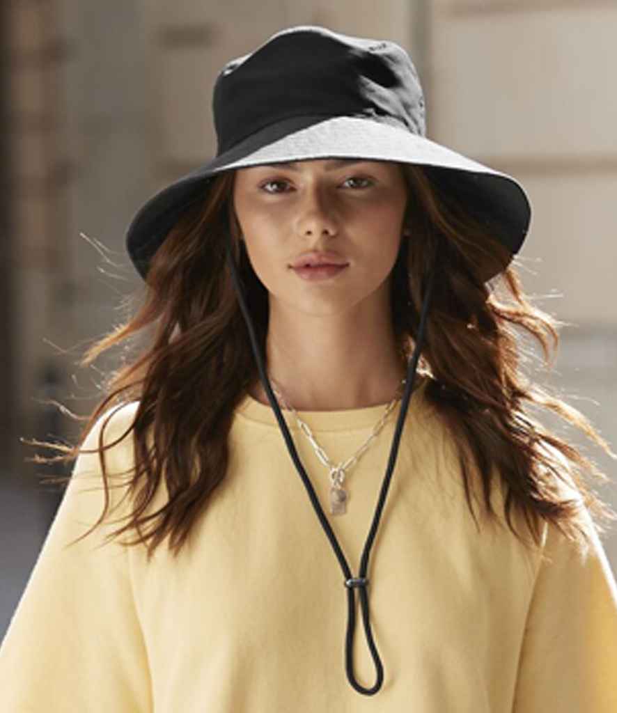 Beechfield Wide Brim Sun Hat | Black
