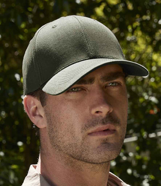 Beechfield EarthAware® Organic Cotton Stretch-Fit Cap | Olive Green
