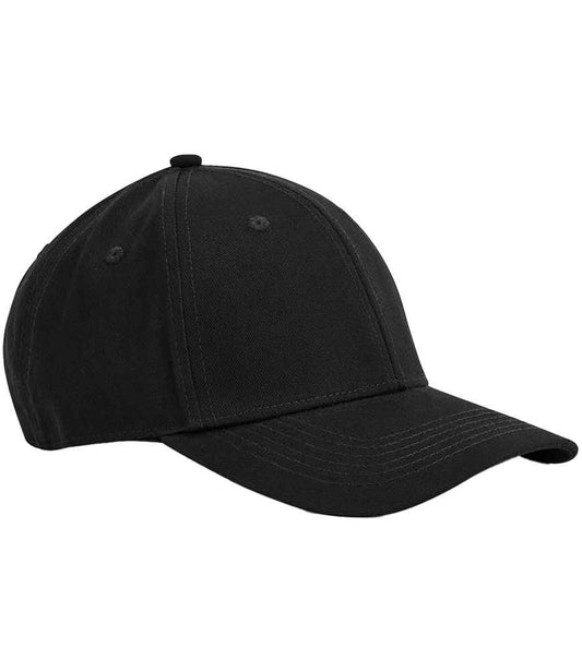 Beechfield EarthAware® Classic Organic Cotton 6 Panel Cap | Black