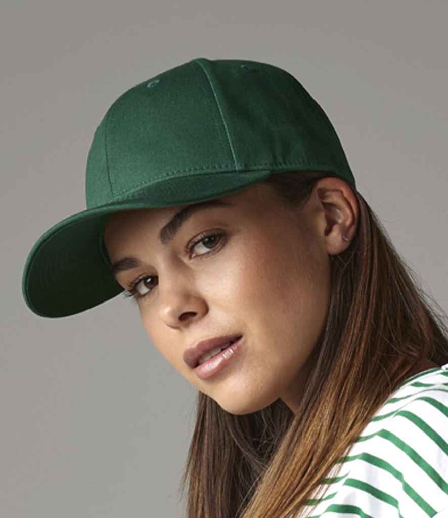 Beechfield EarthAware® Classic Organic Cotton 6 Panel Cap | Bottle Green