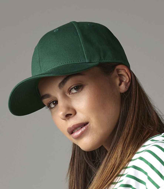 Beechfield EarthAware® Classic Organic Cotton 6 Panel Cap | Bottle Green