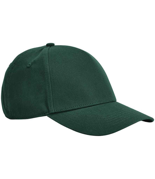 Beechfield EarthAware® Classic Organic Cotton 5 Panel Cap | Bottle Green