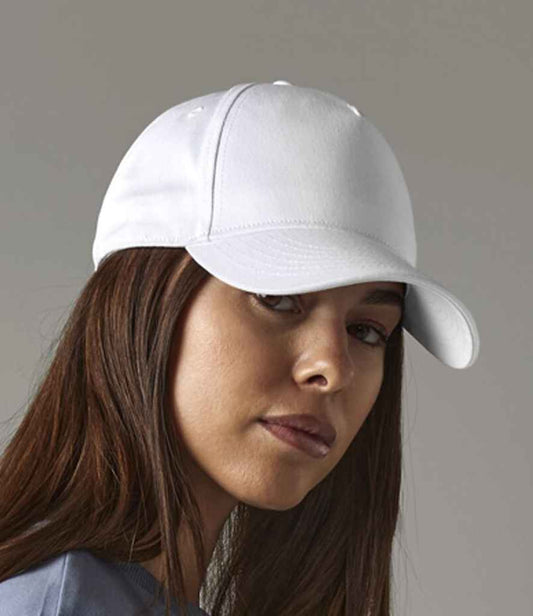 Beechfield EarthAware® Classic Organic Cotton 5 Panel Cap | White