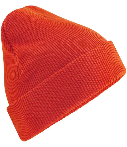 Beechfield Organic Cotton Original Heavyweight Cuffed Beanie | Sunset