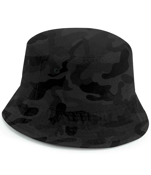 Beechfield Recycled Polyester Bucket Hat | Midnight Camo