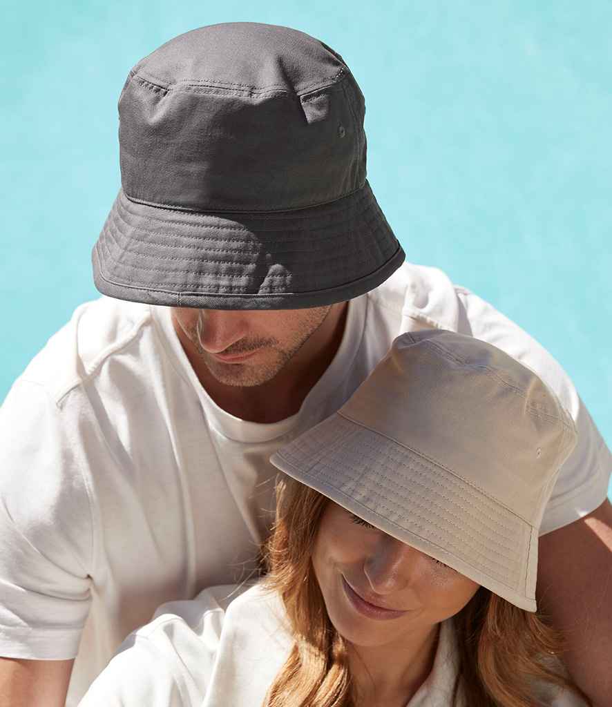 Beechfield Organic Cotton Bucket Hat | Graphite Grey