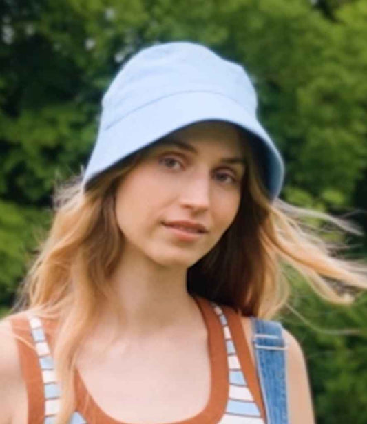 Beechfield Organic Cotton Bucket Hat | Sky Blue