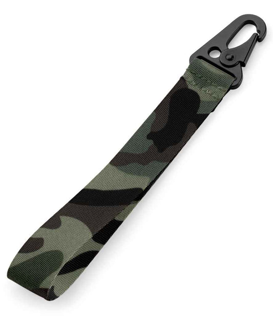 BagBase Brandable Key Clip | Jungle Camo