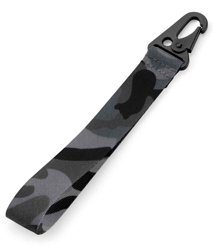 BagBase Brandable Key Clip | Midnight Camo