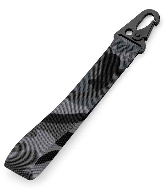 BagBase Brandable Key Clip | Midnight Camo