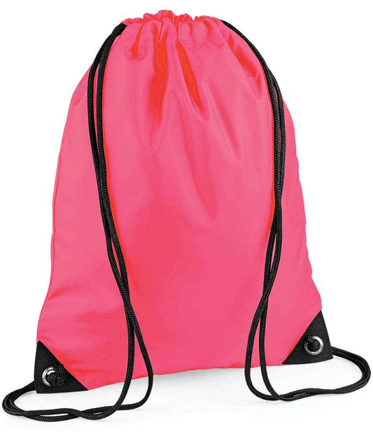 BagBase Premium Gymsac | Fluorescent Pink