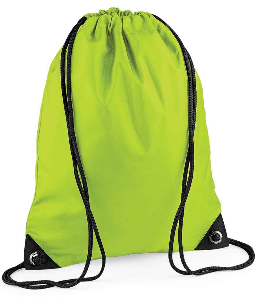 BagBase Premium Gymsac | Lime Green