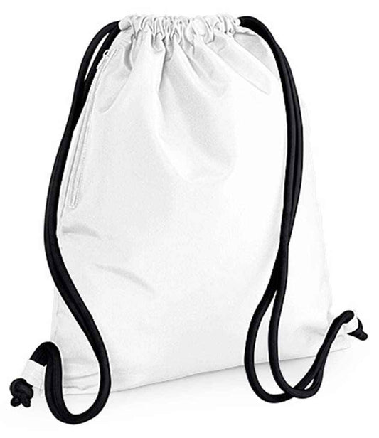 BagBase Icon Gymsac | White/Black