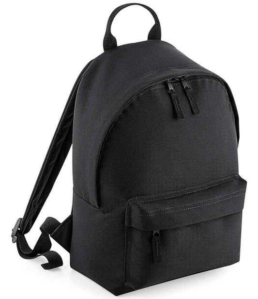 BagBase Mini Fashion Backpack | Black/Black
