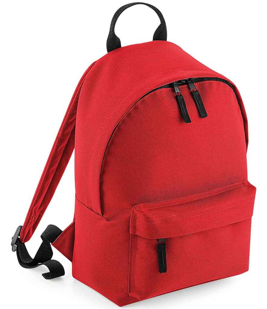 BagBase Mini Fashion Backpack | Bright Red
