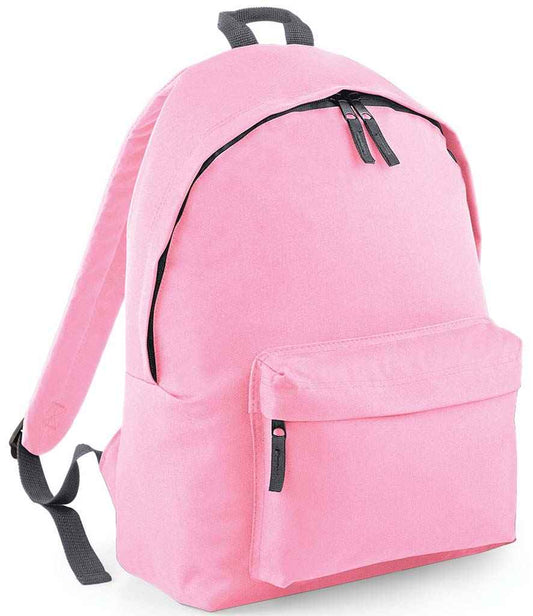 BagBase Original Fashion Backpack | Classic Pink/Graphite Grey