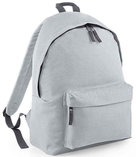 BagBase Original Fashion Backpack | Light Grey/Graphite Grey