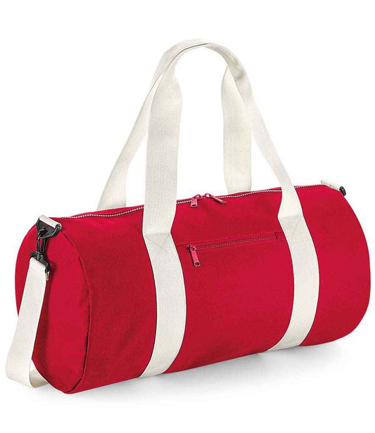 BagBase Original Barrel Bag XL | Classic Red/Off White