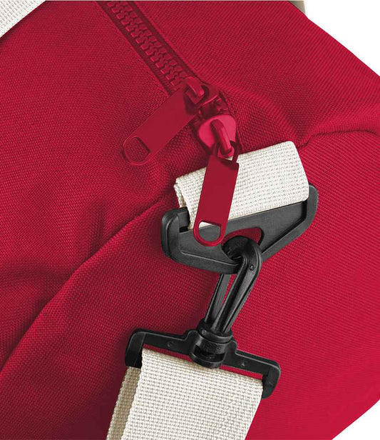 BagBase Original Barrel Bag | Classic Red/Off White