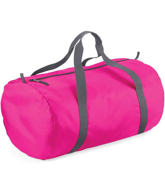 BagBase Packaway Barrel Bag | Fuchsia