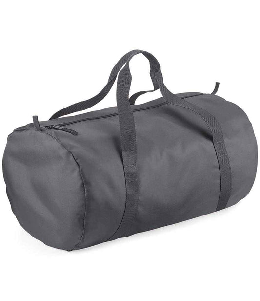 BagBase Packaway Barrel Bag | Graphite Grey/Graphite Grey
