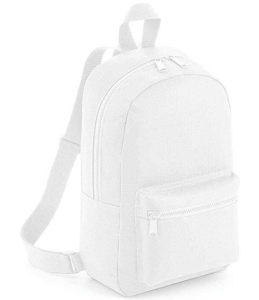 BagBase Mini Essential Fashion Backpack | White