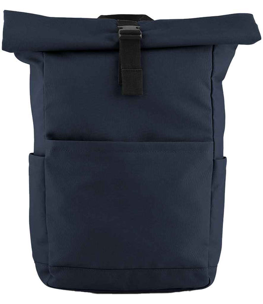 BagBase Premium Recycled Roll-Top Backpack | Navy