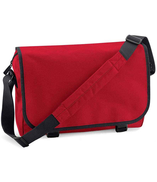 BagBase Messenger Bag | Classic Red