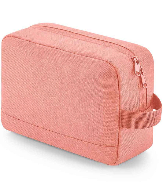 BagBase Recycled Essentials Wash Bag | Blush Pink