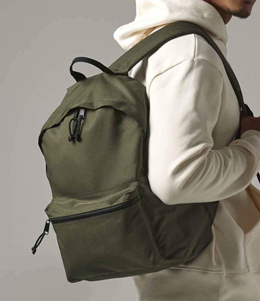 BagBase Recycled Backpack | Military Green
