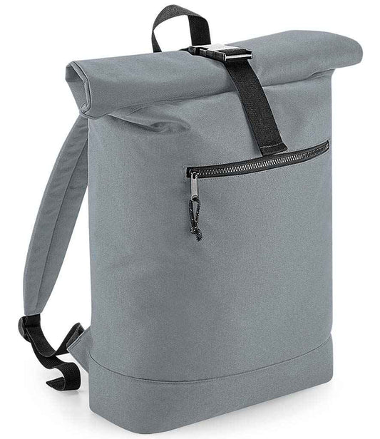 BagBase Recycled Roll-Top Backpack | Pure Grey