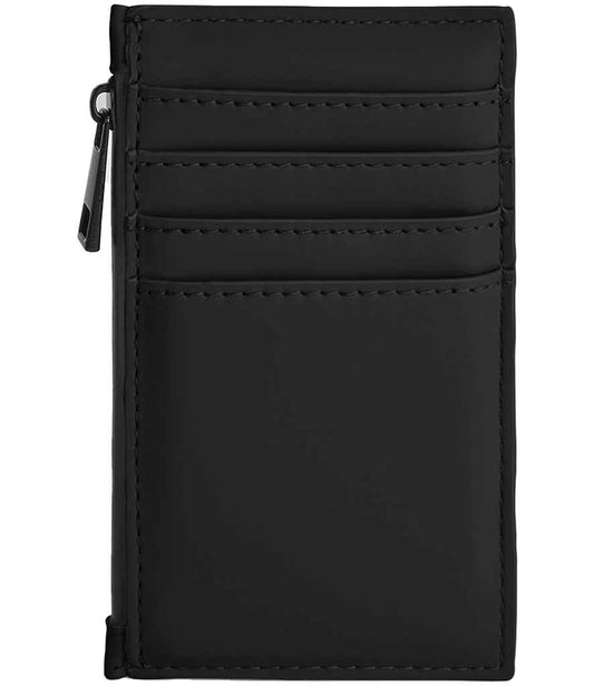 BagBase Matte PU Card Holder | Black