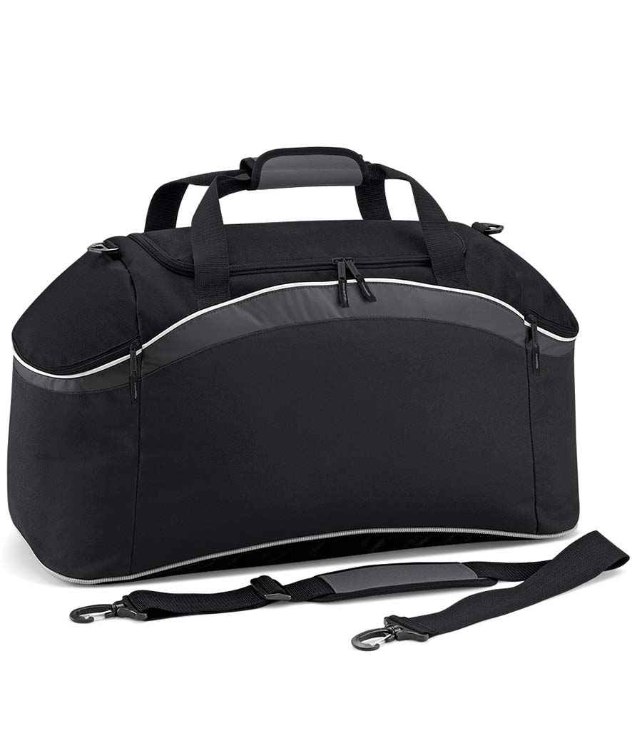 BagBase Teamwear Holdall | Black/Graphite Grey