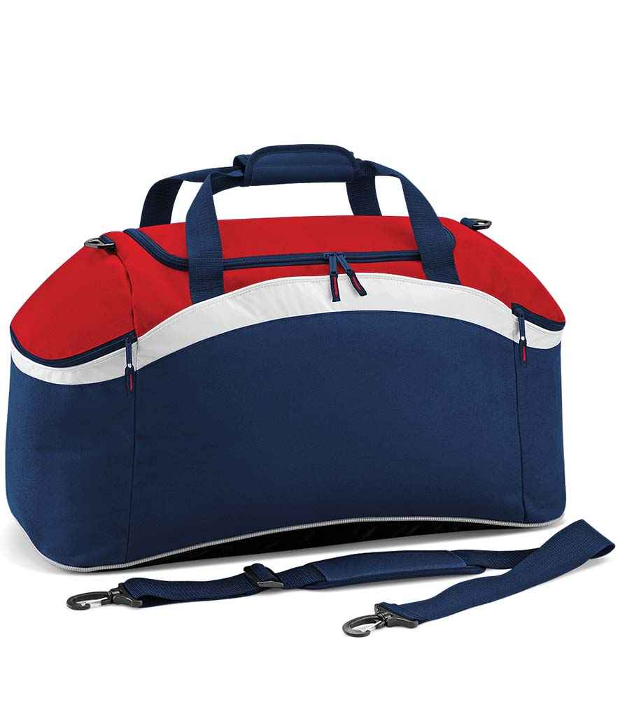 BagBase Teamwear Holdall | French Navy/Classic Red