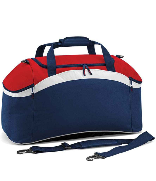 BagBase Teamwear Holdall | French Navy/Classic Red