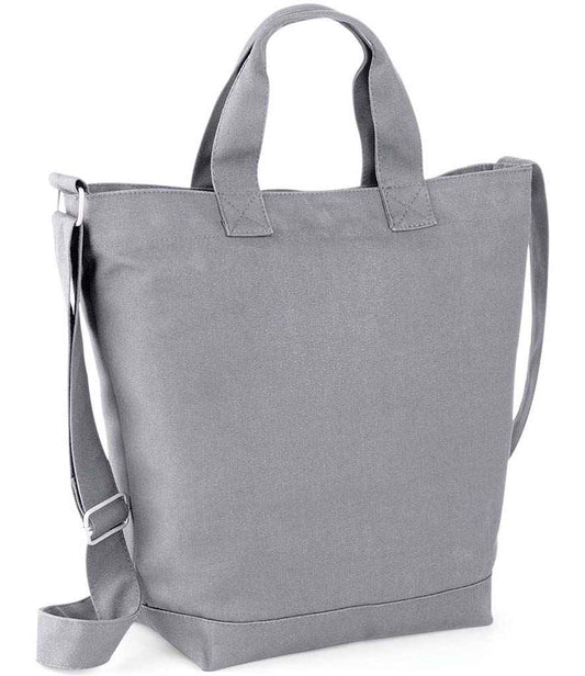 BagBase Canvas Day Bag | Light Grey
