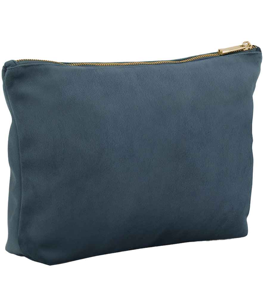 BagBase Velvet Accessory Bag | Blue Topaz