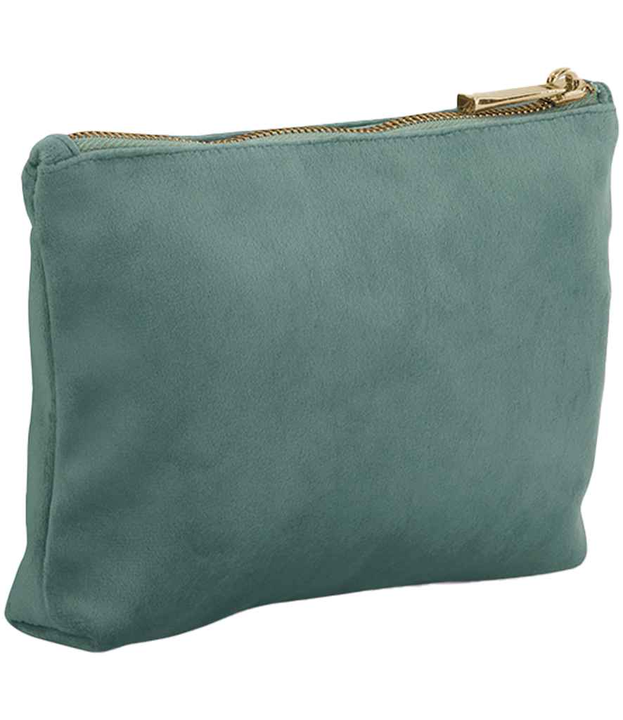 BagBase Velvet Accessory Bag | Jade