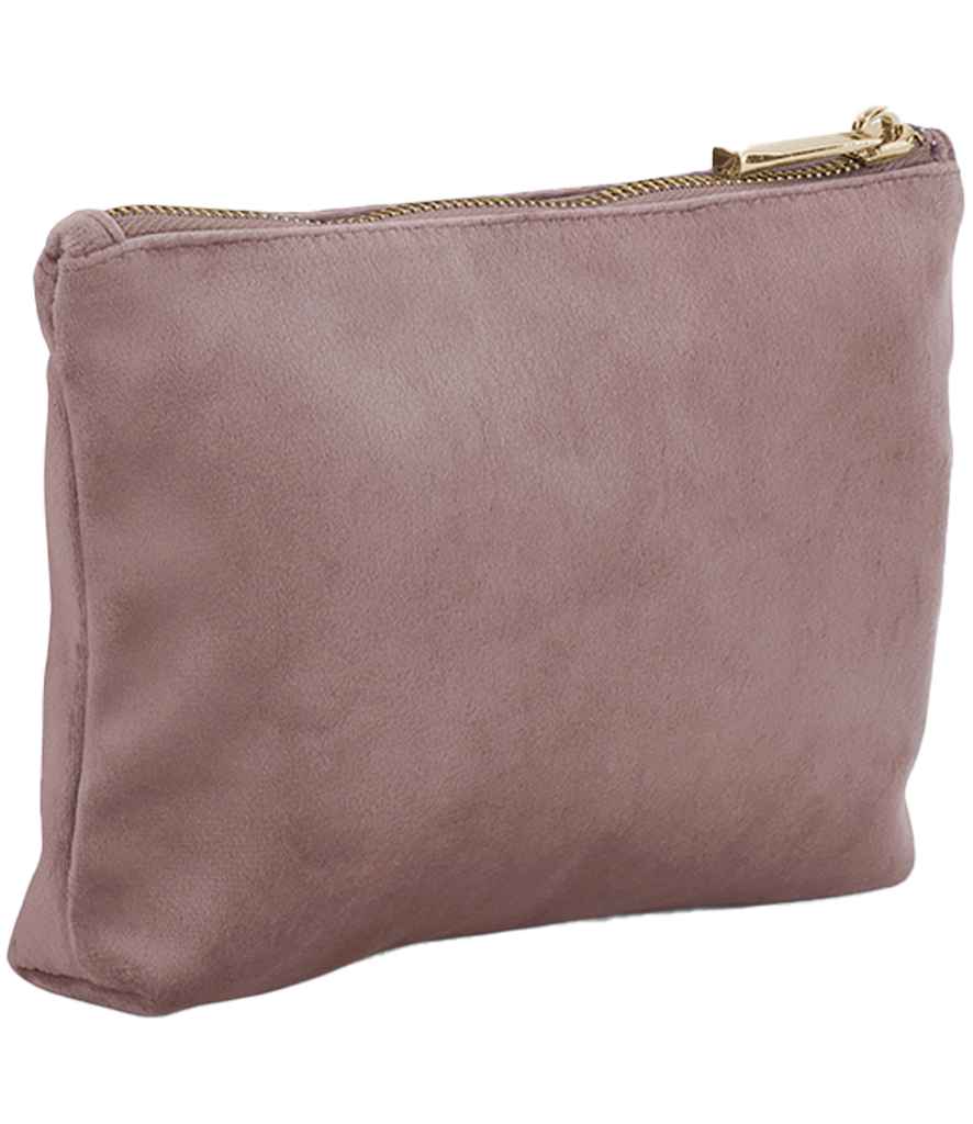 BagBase Velvet Accessory Bag | Rose Quartz
