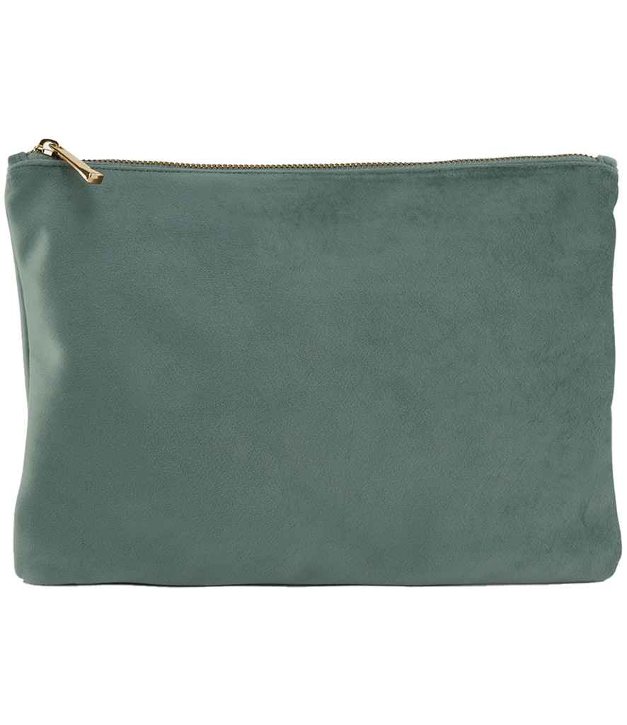 BagBase Velvet Accessory Pouch | Jade