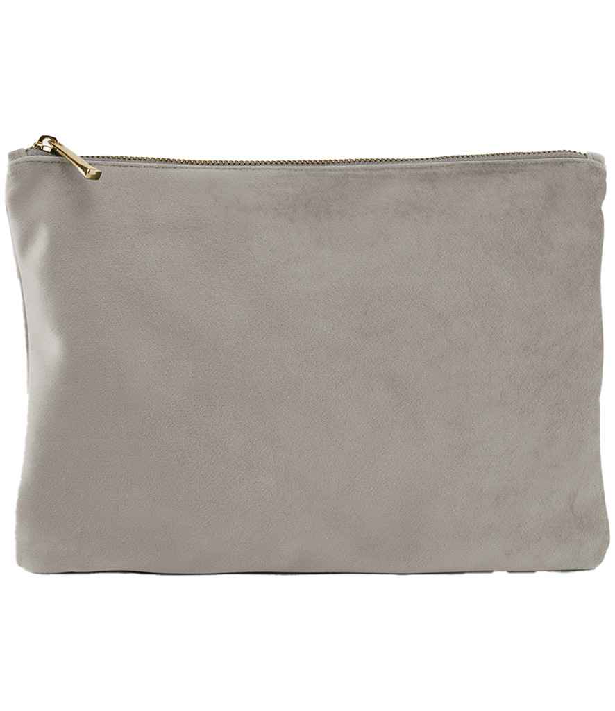 BagBase Velvet Accessory Pouch | Moonstone