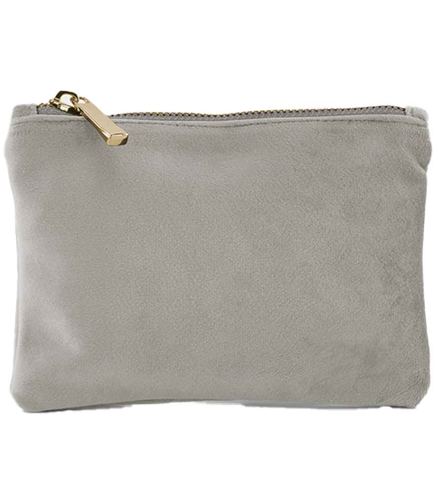 BagBase Velvet Accessory Pouch | Moonstone