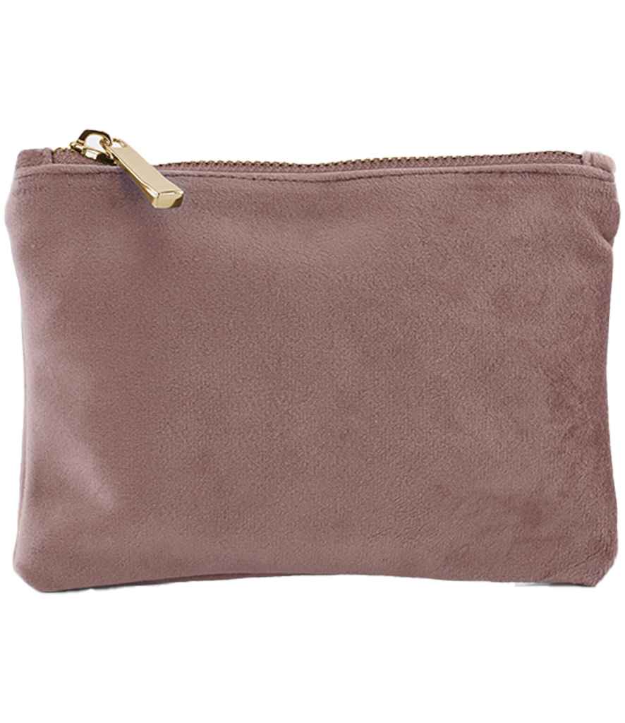 BagBase Velvet Accessory Pouch | Rose Quartz