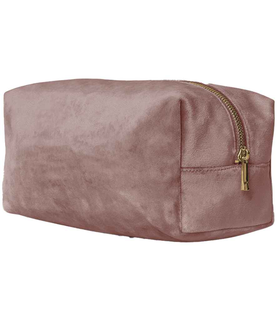 BagBase Velvet Toiletry/Accessory Case | Rose Quartz