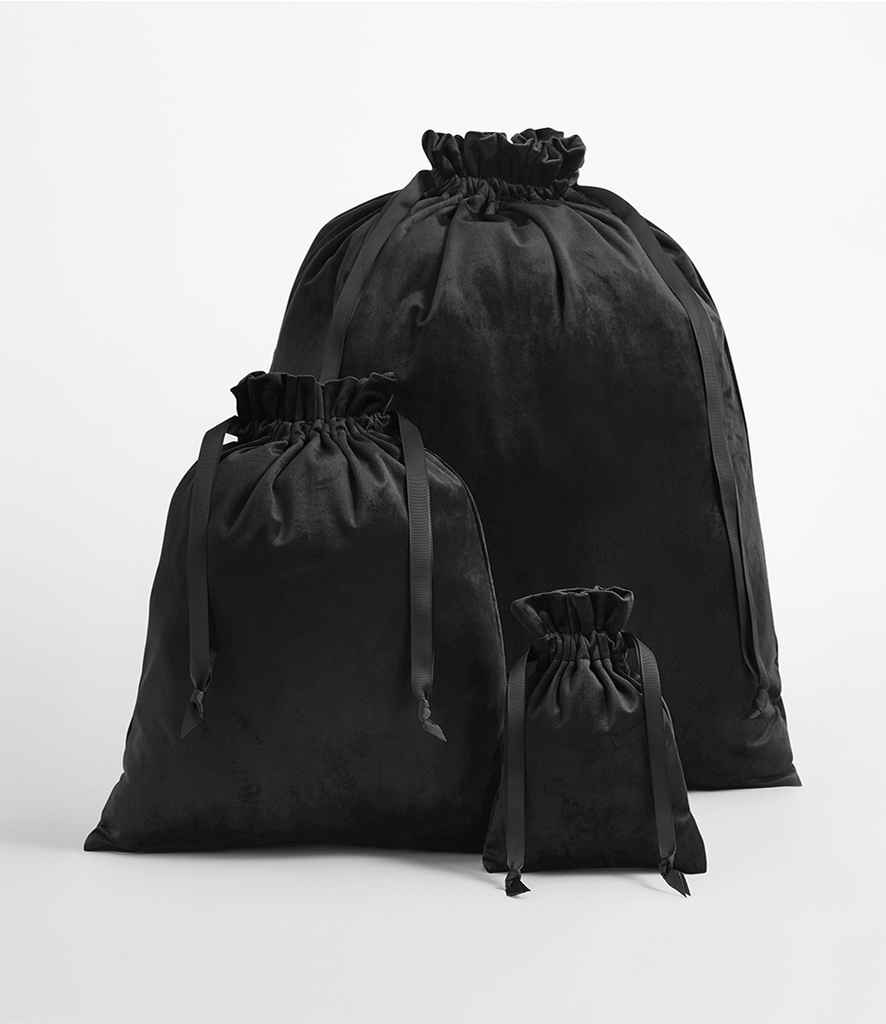BagBase Velvet Gift Bag | Black Onyx