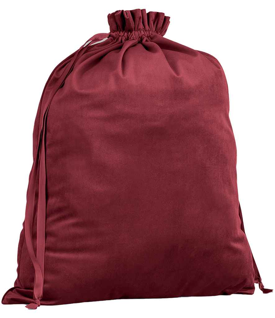 BagBase Velvet Gift Bag | Ruby Red