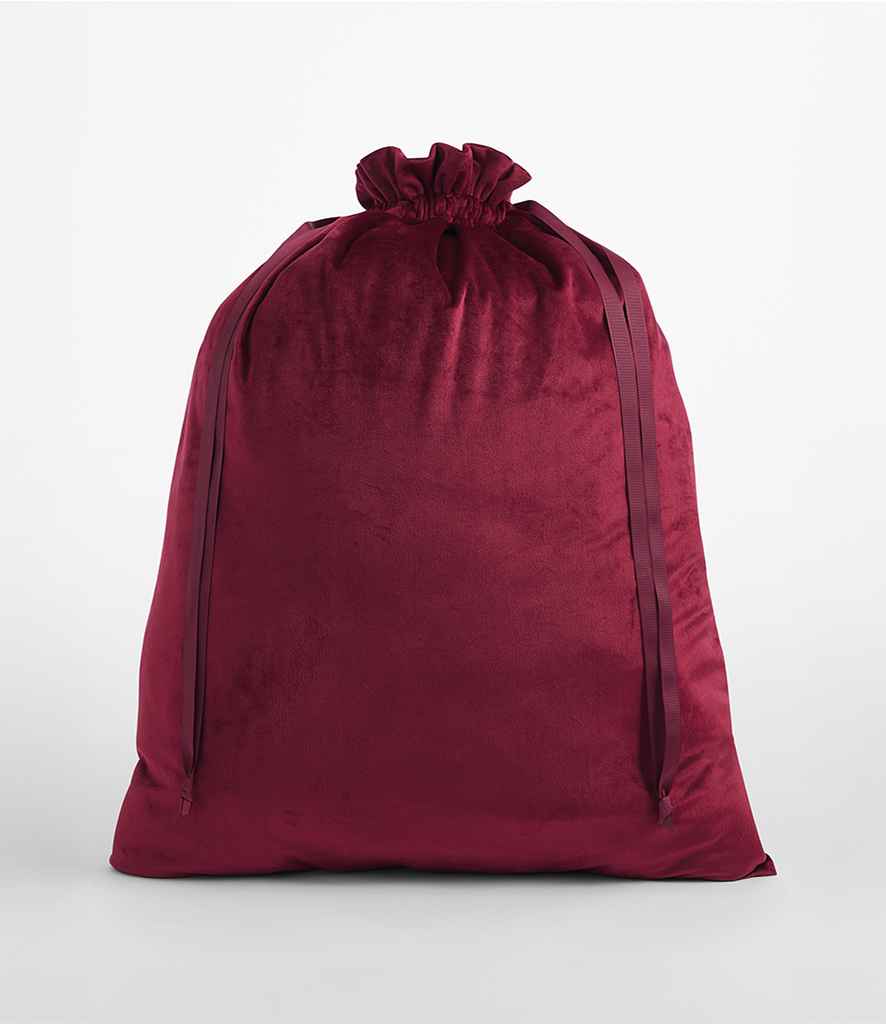 BagBase Velvet Gift Bag | Ruby Red