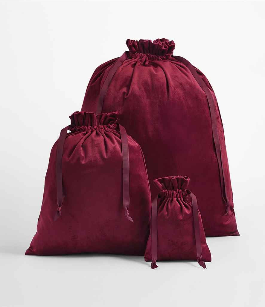 BagBase Velvet Gift Bag | Ruby Red