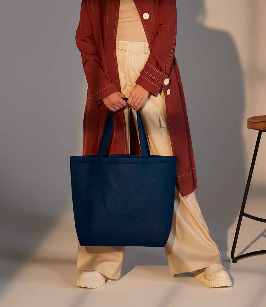 BagBase Felt Shopper | Navy
